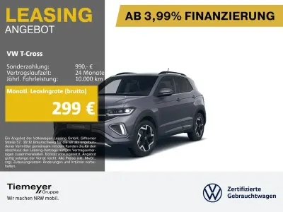 Gebraucht VW T-Cross R-line 150 PS (110 kW) 2025 Grau SUV