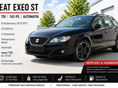 Gebraucht Seat Exeo 143 PS (105 kW) 2011 Schwarz Limousine
