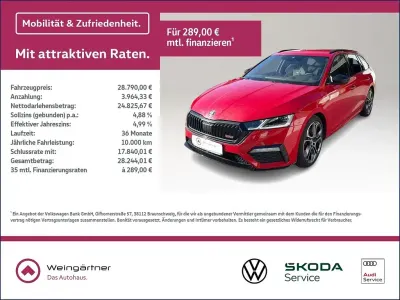 Gebraucht Skoda Octavia RS 245 PS (180 kW) 2021 Rot Kombi