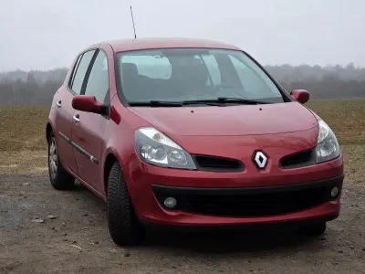 Używany Renault Clio II Dynamique 88 KM (64 kW) 2006 Czerwony Sedan/Limuzyna