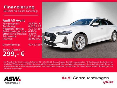 Gebraucht Audi A5 Basis 150 PS (110 kW) 2025 Gletscherweiß metallic Kombi