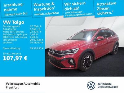 Gebraucht VW Taigo R-line 150 PS (110 kW) 2025 Rot SUV