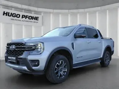 Brugt Ford Ranger Wildtrack 205 HK (150 kW) 2023 Sølv Pickup / Ladvogn