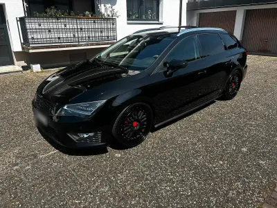Używany Seat Leon FR 150 KM (110 kW) 2016 Czarny Kombi