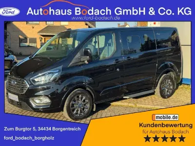 Gebraucht Ford Transit Custom Titanium X 185 PS (136 kW) 2021 Obsidianschwarz metallic Van / Kleinbus