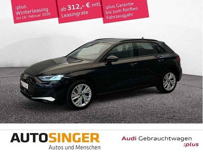 Mythosschwarz metallic Gebraucht 2024 Audi A3 Advanced Plus Limousine | 32.620 € (Guter Preis)