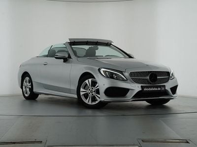 Usata Mercedes C200 AMG line 184 CV (135 kW) 2017 Argento Cabrio