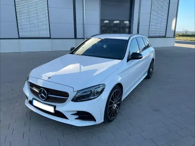 Gebraucht Mercedes C200 AMG 184 PS (135 kW) 2018 Weiß Limousine