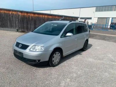 Gebraucht VW Touran 105 PS (77 kW) 2003 Silber Van / Kleinbus