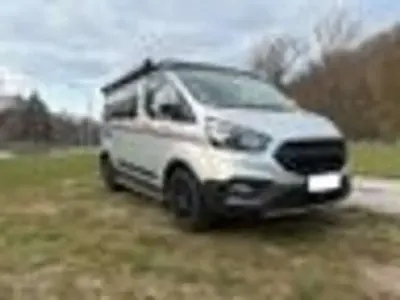 Gebraucht Ford Transit Custom 150 PS (110 kW) 2023 Silber Van / Kleinbus