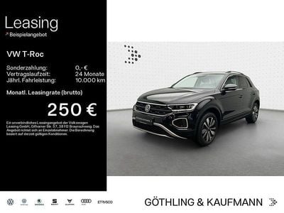 Gebraucht VW T-Roc Goal 150 PS (110 kW) 2025 Deep black perleffekt SUV