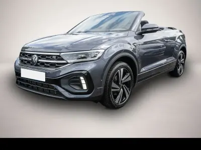 Gebraucht VW T-Roc Cabriolet R-line 150 PS (110 kW) 2023 Schwarz Cabrio