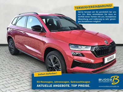 Nouvelle Skoda Karoq SportLine 150 ch (110 kW) 2026 Rouge SUV
