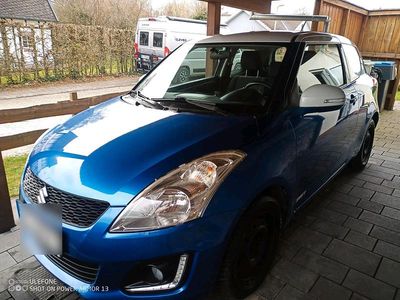 Gebraucht Suzuki Swift 94 PS (69 kW) 2014 Blau Kleinwagen