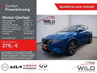 Gebraucht Nissan Qashqai N-Connecta 158 PS (116 kW) 2022 Blau SUV