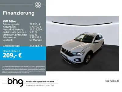 Gebraucht VW T-Roc Life 150 PS (110 kW) 2023 Weiß SUV