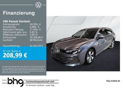 Gebraucht VW Passat Business 204 PS (150 kW) 2025 Diabasgrau metallic Kombi
