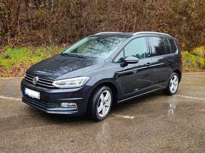 Gebraucht VW Touran Sound 150 PS (110 kW) 2017 Schwarz Van / Kleinbus