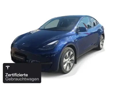 Käytetty Tesla Model Y Long Range AWD 258 kW (351 HP) 2023 Sininen Katumaasturi