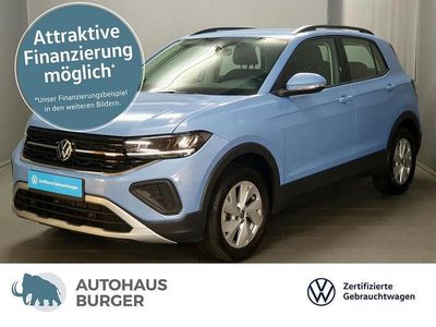 Gebraucht VW T-Cross Life 95 PS (69 kW) 2024 Clear blue (metallic) SUV