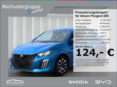 Gebraucht Peugeot 208 Active 75 PS (55 kW) 2024 Blau Kleinwagen