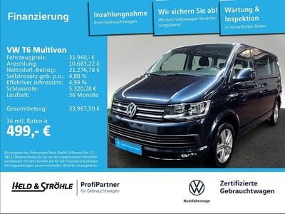 Occasion VW T6 Comfortline 199 PK (146 kW) 2018 Blauw Van