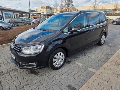 Gebraucht VW Sharan Comfortline 200 PS (147 kW) 2015 Schwarz Van / Kleinbus