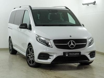 Bergkristallweiß Gebraucht 2021 Mercedes V300 AMG line Van / Kleinbus | 43.990 € (Guter Preis)