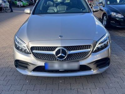 gebraucht Mercedes C200 4MATIC AMG 37.000€ 9G Mojavesilber