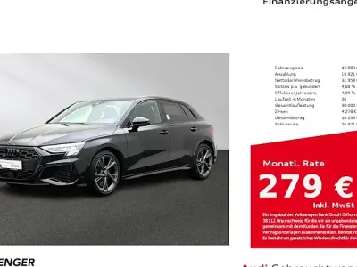 Brugt Audi S3 Ambiente 310 HK (228 kW) 2023 Sort Sedan