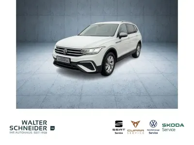 Gebraucht VW Tiguan Allspace Life 200 PS (147 kW) 2022 Pure white SUV