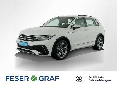 Pure white Gebraucht 2023 VW Tiguan R-line SUV | 33.801 € (Superpreis)