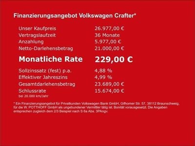 Grau Gebraucht 2022 VW Crafter Van | 26.977 € (Guter Preis)