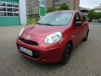 Occasion Nissan Micra Visia 80 PK (58 kW) 2012 Rood Hatchback