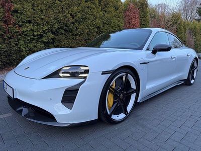 Gebraucht Porsche Taycan Turbo Sport 500 kW (680 PS) 2021 Weiß Limousine