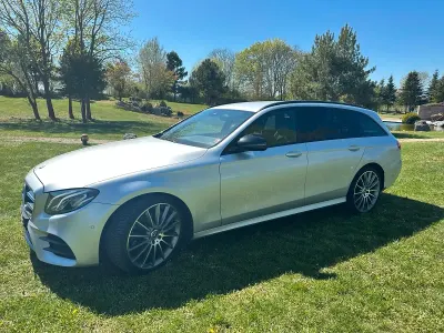 Brugt Mercedes E200 AMG 150 HK (110 kW) 2018 Sølv Stationcar