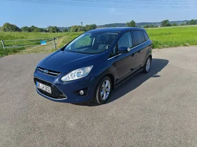 Gebraucht Ford Grand C-Max Titanium 125 PS (91 kW) 2014 Blau Van / Kleinbus