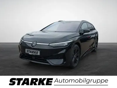 Gebraucht VW ID.7 Pro 210 kW (286 PS) 2025 Schwarz (grenadillschwarz metallic) Kombi