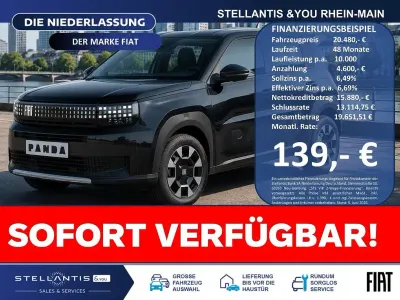 Neu Fiat Grande Panda Business 110 PS (80 kW) 2026 Schwarz Kleinwagen