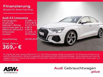 Ibisweiß Gebraucht 2024 Audi A3 S-Line Limousine | 25.890 €