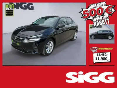 Gebraucht Opel Corsa Elegance 101 PS (74 kW) 2023 Diamant schwarz/karbon schwarz Kleinwagen