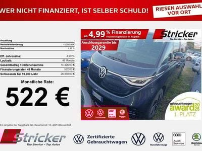 Gebraucht VW ID. Buzz Pro 150 kW (204 PS) 2024 Blau Van / Kleinbus