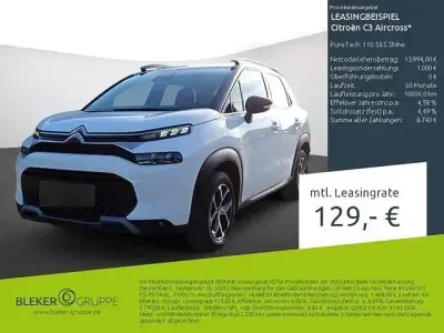 Brugt Citroën C3 Aircross Shine 110 HK (80 kW) 2023 Hvid SUV