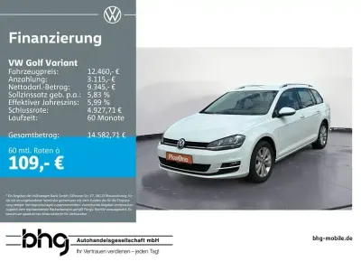 Gebraucht VW Golf VII Comfortline 125 PS (91 kW) 2016 Weiß Kombi