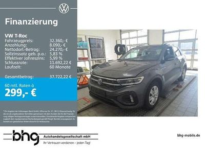 Gebraucht VW T-Roc R-line 150 PS (110 kW) 2025 Grau SUV