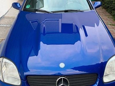 Usata Mercedes SLK200 136 CV (100 kW) 1999 Blu Cabrio