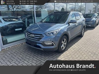 Gebraucht Hyundai Santa Fe Premium 200 PS (147 kW) 2017 Blau SUV