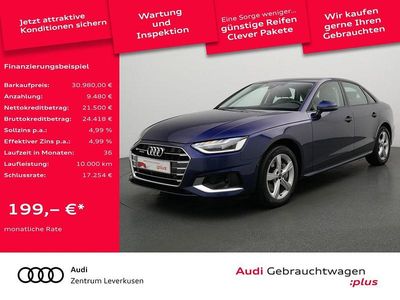 Navarrablau Gebraucht 2022 Audi A4 Sport Limousine | 30.980 € (Fairer Preis)