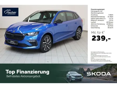 Neu Skoda Scala Tour 116 PS (85 kW) 2025 Raceblaumetallic Kleinwagen