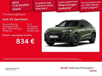 Gebraucht Audi Q5 Sportback Sport 204 PS (150 kW) 2025 Distriktgrün metallic SUV